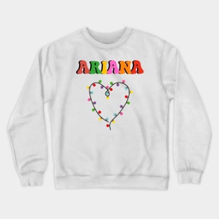 Ariana Custom Request Personalized - Xmas Lights Crewneck Sweatshirt